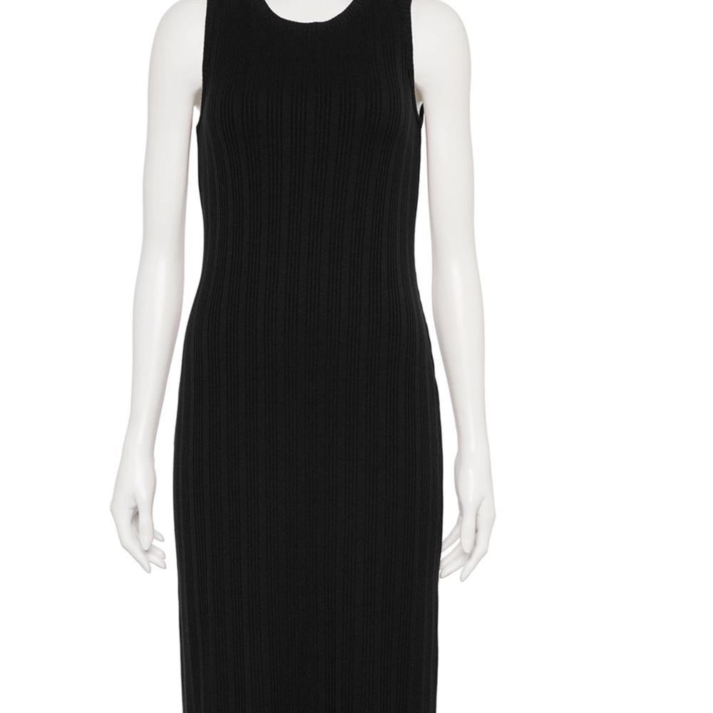 NWT Women’s Nine West Black Ribbed Tank Dress - XL